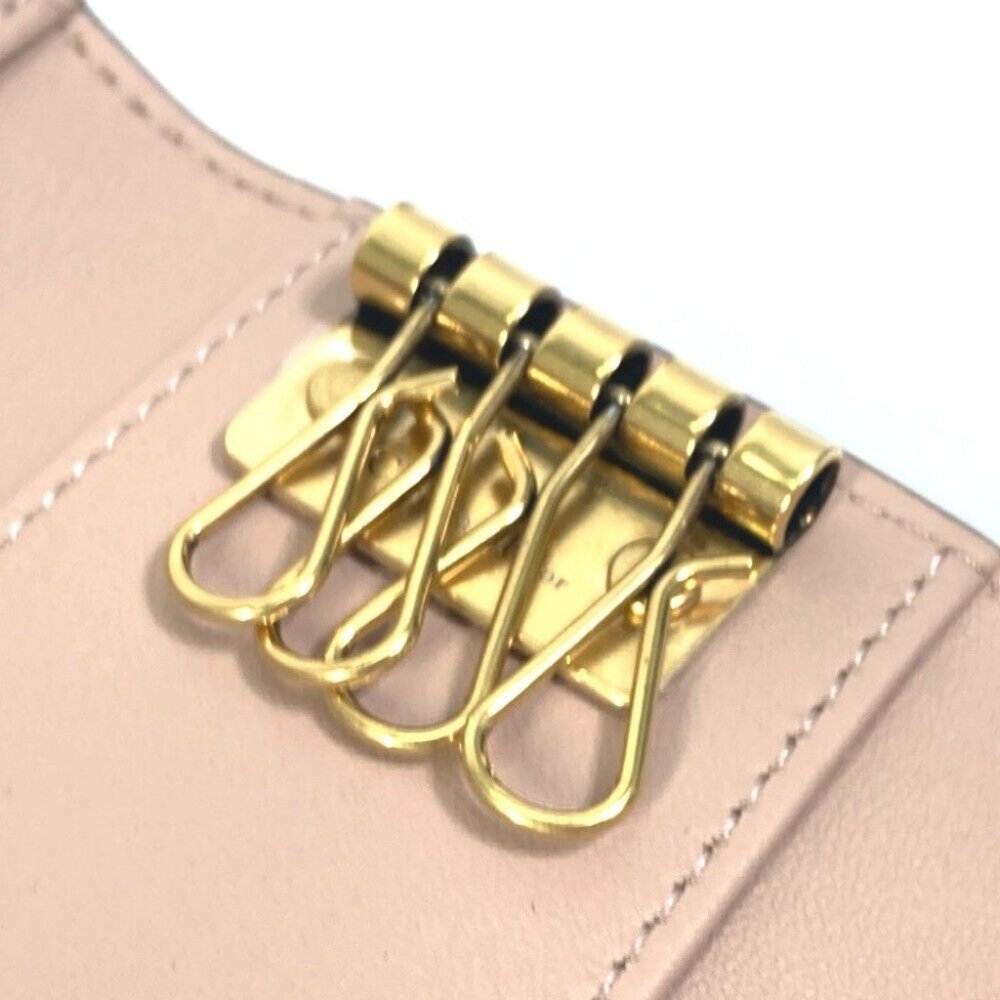 Dior Saddle Key Case 4 Rows Key Key Ring Key Case - image 8